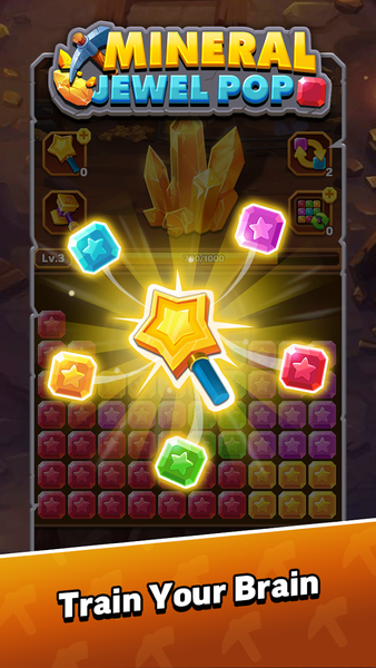 Mineral Jewel Pop - Gameplay image of android game