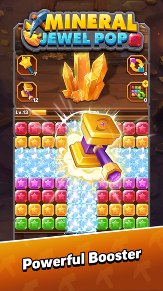 Mineral Jewel Pop - Gameplay image of android game