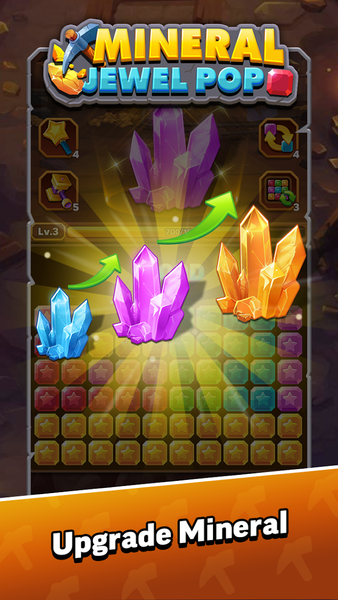 Mineral Jewel Pop - Gameplay image of android game