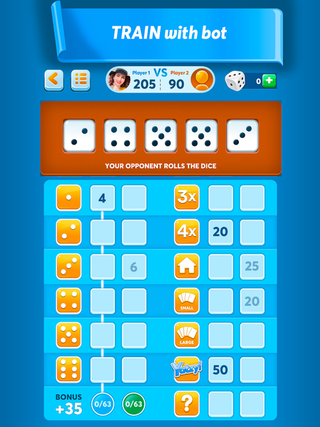 Yatzy Duel - Dice Game - عکس بازی موبایلی اندروید