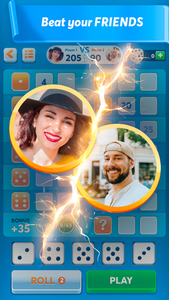 Yatzy Duel - Dice Game - عکس بازی موبایلی اندروید