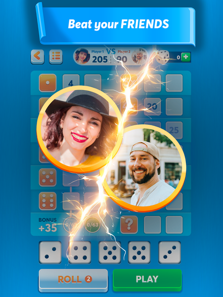 Yatzy Duel - Dice Game - عکس بازی موبایلی اندروید