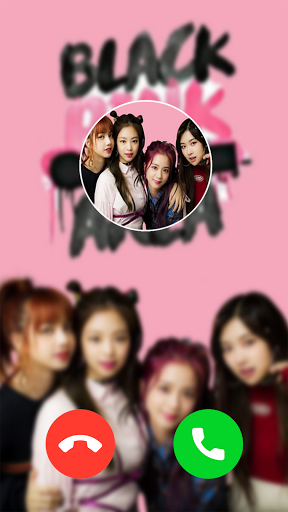 Blackpink Top Fake Video Call - Image screenshot of android app