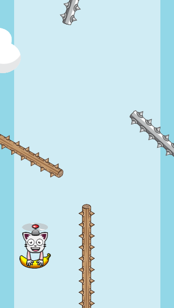 Banana Copter Swing - Tap Game - Gameplay image of android game