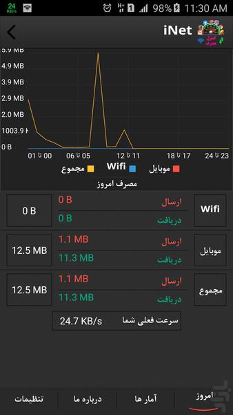 iNet - Image screenshot of android app