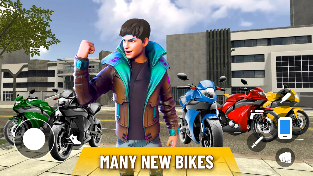 Indian Bikes Driving Copy 3D - Gameplay image of android game