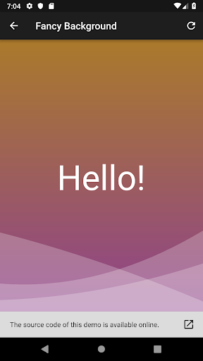 Simple Animations Example App - عکس برنامه موبایلی اندروید