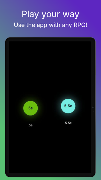 RPG Companion App - Gameplay image of android game