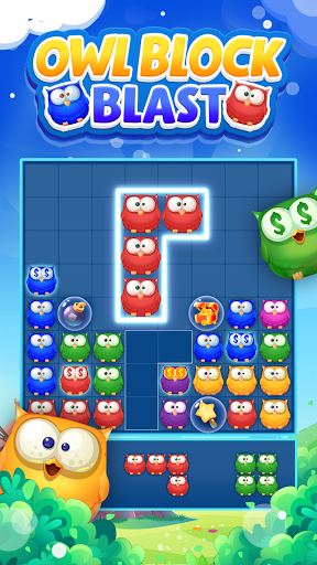 Owl Block Blast-Free Puzzle Games - عکس برنامه موبایلی اندروید