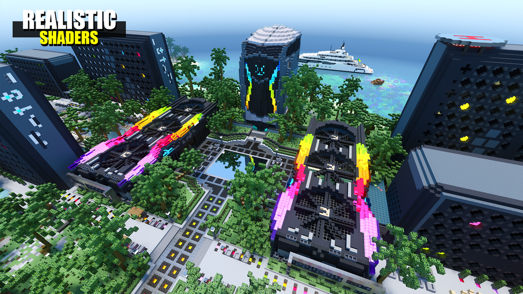 Realistic Shader Mod Packs - عکس برنامه موبایلی اندروید