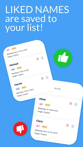 Baby Name Generator - Image screenshot of android app