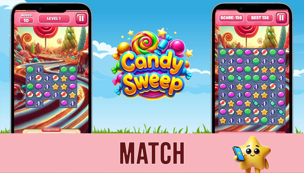 Candy Sweep Puzzle - عکس بازی موبایلی اندروید