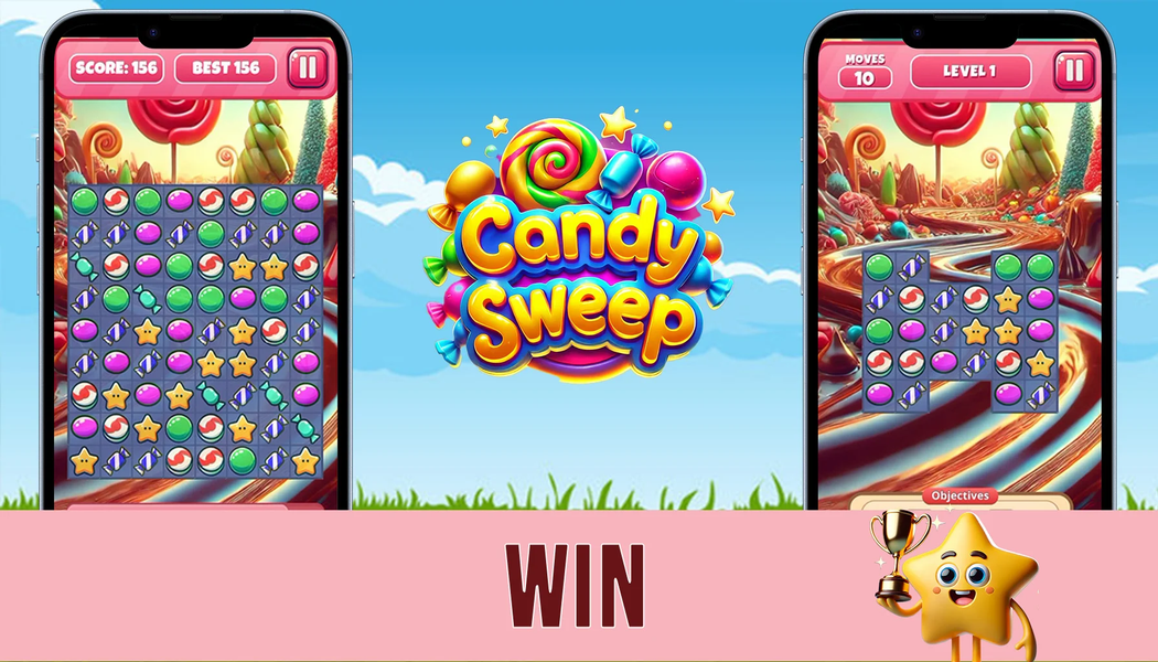 Candy Sweep Puzzle - عکس بازی موبایلی اندروید