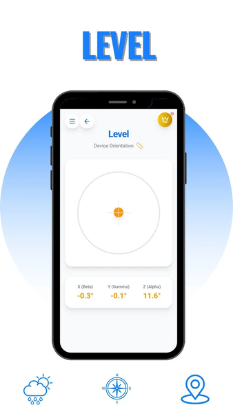 Compass App Pro - Digital - عکس برنامه موبایلی اندروید