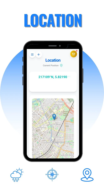 Compass App Pro - Digital - عکس برنامه موبایلی اندروید