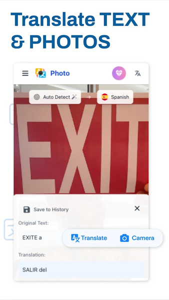 Text & Photo Translator - عکس برنامه موبایلی اندروید