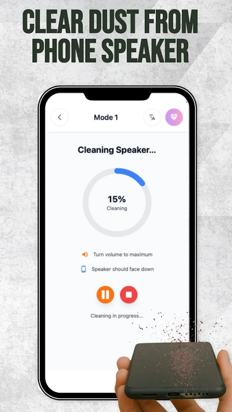 Speaker Cleaner Pro - عکس برنامه موبایلی اندروید