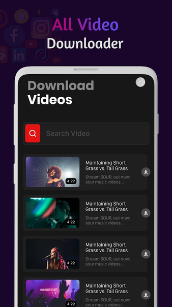 All Movie & Video Downloader - عکس برنامه موبایلی اندروید