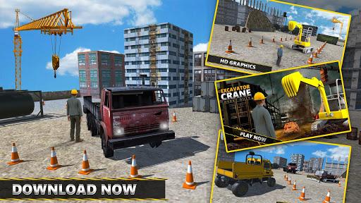 Excavator Crane Simulator Game - عکس بازی موبایلی اندروید