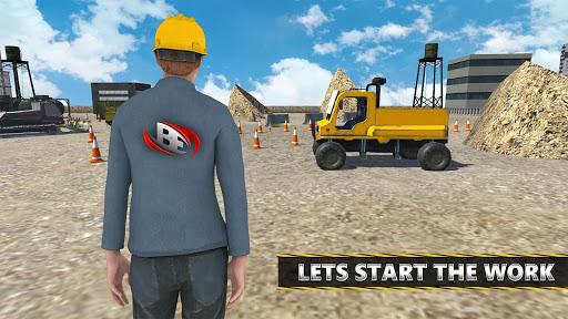Excavator Crane Simulator Game - Gameplay image of android game