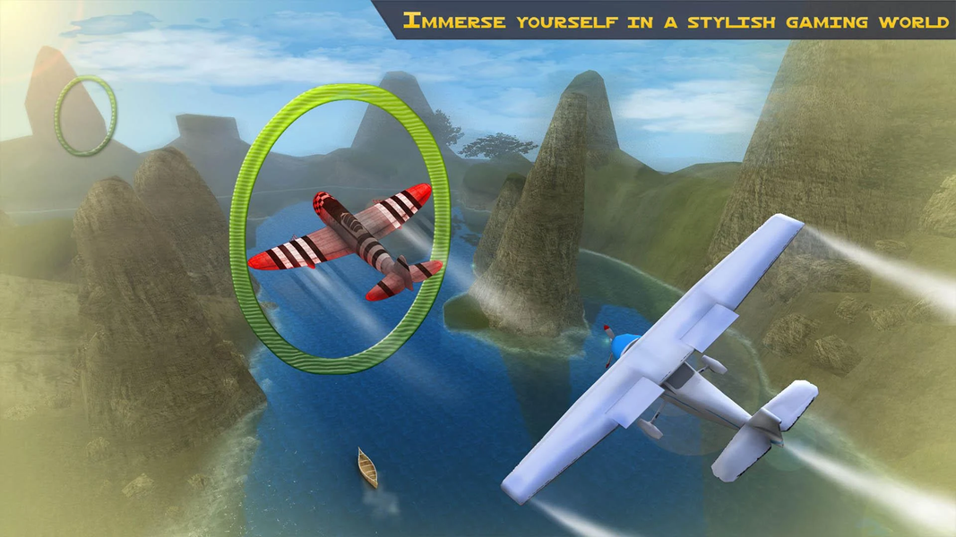 Plane Flight Simulator Games - Gameplay image of android game
