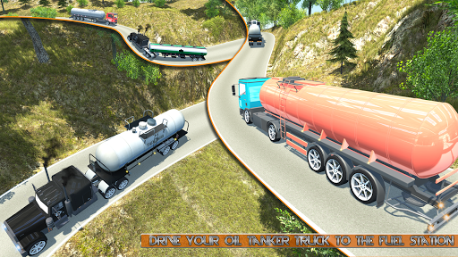 Offroad Truck Oil Transporter - Gameplay image of android game