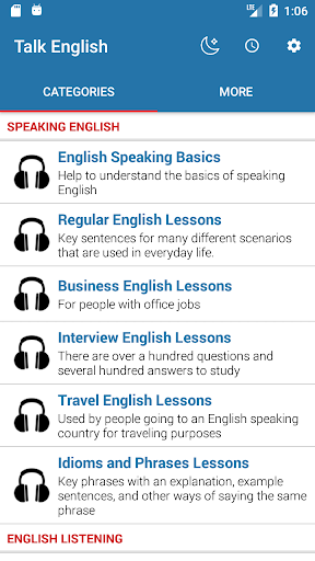 English Listening & Speaking - عکس برنامه موبایلی اندروید