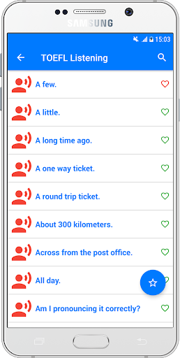 TOEFL Listening & Practice - Image screenshot of android app