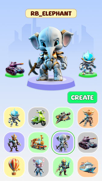 AI Mix Robot Vehicle - Gameplay image of android game