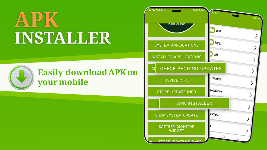 Update Software/Apk Installer - عکس برنامه موبایلی اندروید