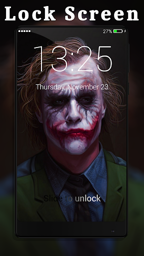 Joker Keyboard Lock Screen - عکس برنامه موبایلی اندروید