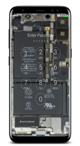 Transparent Lock Screen - عکس برنامه موبایلی اندروید