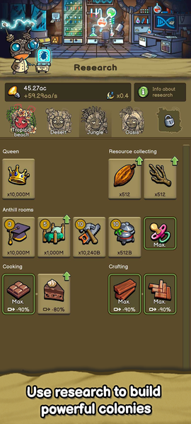 Idle Ant Colony - Gameplay image of android game
