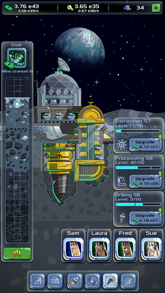 Idle Space Company - Image screenshot of android app