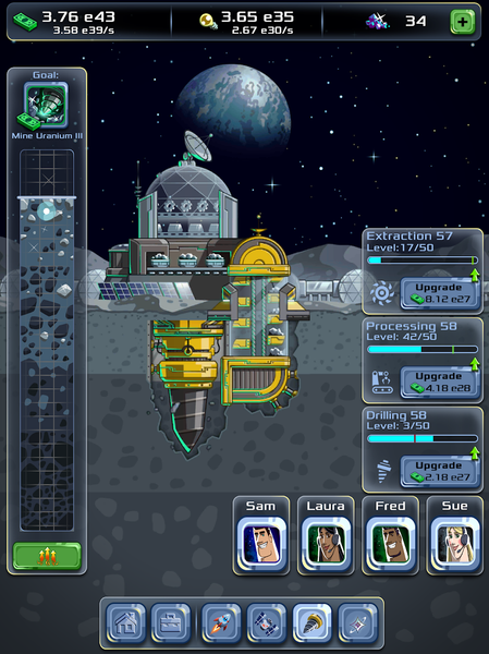 Idle Space Company - Image screenshot of android app