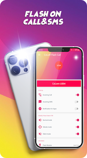 flash on call: sms flash alert - عکس برنامه موبایلی اندروید