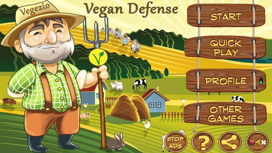Vegan Defense - عکس بازی موبایلی اندروید