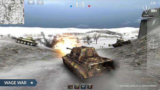 Armored Aces - Tank War - Gameplay image of android game