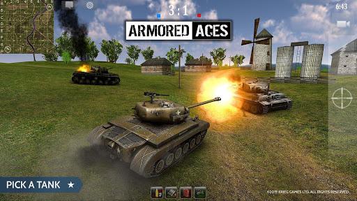 Armored Aces - Tank War - Gameplay image of android game