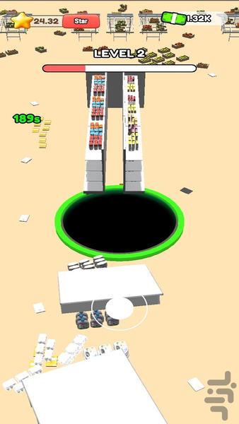 سوپر مارکت Hole IO - عکس بازی موبایلی اندروید