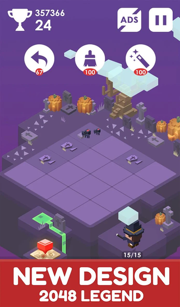 Journey of 2048 - Gameplay image of android game