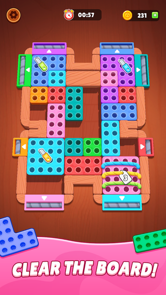 Screw Block Escape - Gameplay image of android game