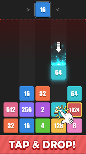 Merge Number Puzzle-New 2048 - Image screenshot of android app