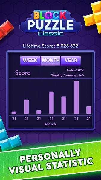 Block Puzzle - Gameplay image of android game