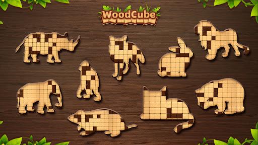 WoodCube - Woody Block Puzzle - عکس بازی موبایلی اندروید