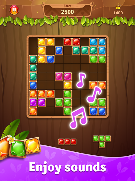 Block Puzzle Jewel: Blast Game - Gameplay image of android game