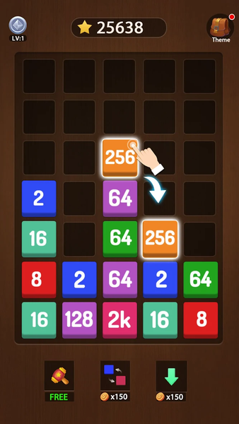 Merge Block - Puzzle games - Gameplay image of android game