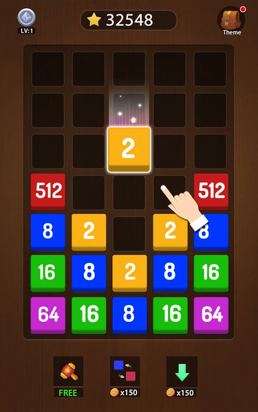 Merge Block - Puzzle games - Gameplay image of android game