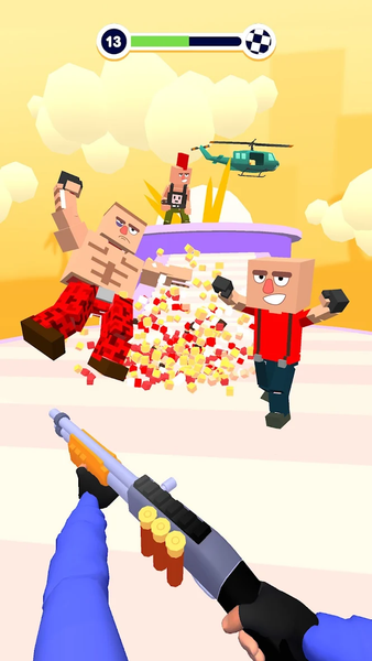 Block Craft Shooter 3D - Gameplay image of android game