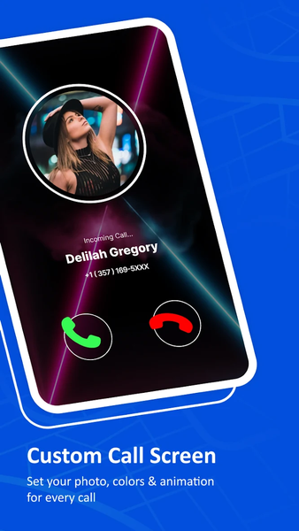Caller ID Name Location, Theme - Image screenshot of android app